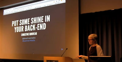 Christine Rondeau: Put Some Shine In Your Back-End