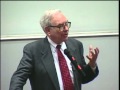 Warren Buffett speaks to UGA students