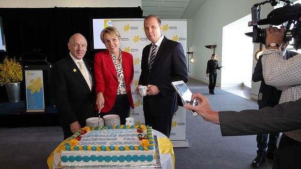 Health Minister Tanya Plibersek and Coalition health spokesman Peter Dutton were all smiles in May at a Cancer Council Morning Tea, but the gloves will come off at their Press Club debate.