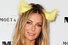 SYDNEY, AUSTRALIA - OCTOBER 12:  Jennifer Hawkins poses inside the Moet and Chandon Marquee during Spring Champion Stakes Day at Royal Randwick on October 12, 2013 in Sydney, Australia.  (Photo by Lisa Maree Williams/Getty Images)