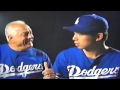 Tommy Lasorda Teaches Hideo Nomo I Bleed Dodger Blue!