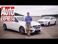 Mercedes A45 AMG vs CLS63 AMG Drag Race - Auto Express