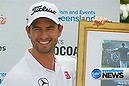 Adam Scott is awarded the key to the Gold Coast