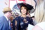 Pia Miller at the Mumm marquee at the races in Flemington on Saturday 2 November  2013.