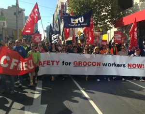 10,000 construction workers rally for safety in Melbourne CBD