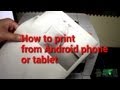 How to print from your Android phone or tablet