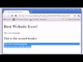 XHTML and CSS Tutorial - 4 - Paragraphs and Line Breaks