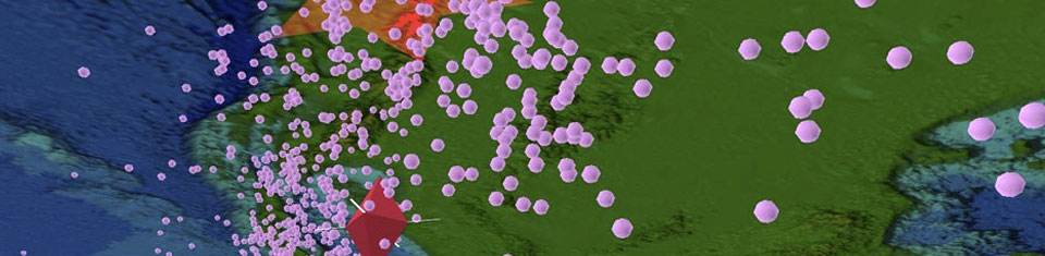 Visualization of the 2010 Chile magnitude 8.8 earthquake