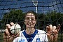 Sport
New ACT Meteors bowler Nicola Browne practising in the nets at Manuka oval.
The Canberra Times
7 Novemeber 2013
Photo Jay Cronan