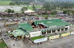 alibo Airport on the northern tip of Panay Island was hit hard by Typhoon Fengshen and is receiving assistance from the Ronald Reagan Carrier Strike Group.