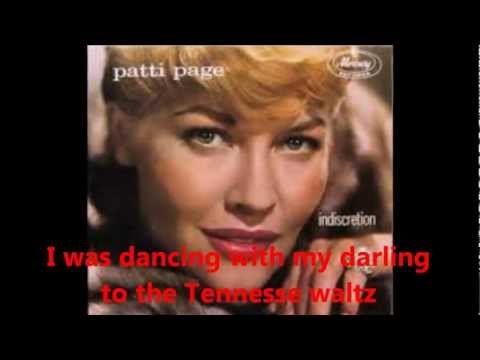 Patti Page - Tennessee Waltz (Lyrics on Screen)