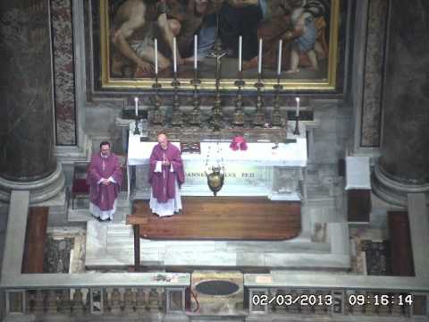 Strange Activity Happening at Pope John Paul II's tomb [2013.03.02]