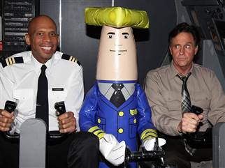 Image: Kareem Abdul-Jabbar, and Robert Hays