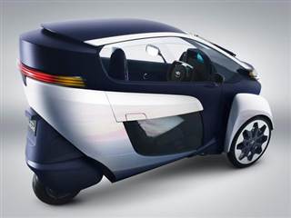 Toyota's i-Road combines the car with the motorcycle.