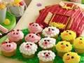 How to make a barn birthday cake and farm animal cupcakes