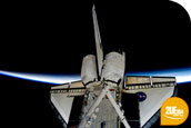 Michael Smith with a view from the Space Shuttle