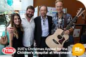 Jasmine Rae with Paul & Stuart at The Children's Hospital at Westmead