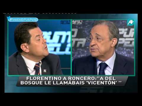 Florentino Pérez, a Tomás Roncero: 