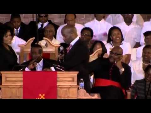 BeBe Winans at Whitney Houston's funeral  