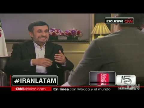 Entrevista EXCLUSIVA en CNN en Español el Presidente de Irán: Ahmedinejad con Fernando del Rincón