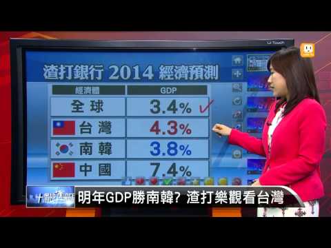 【2013.10.29】明年GDP勝南韓? 渣打樂觀看台灣 -udn tv