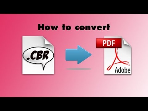 ✔ How to convert .cbr to .pdf