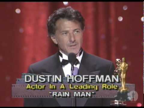 Dustin Hoffman winning an Oscar® for 