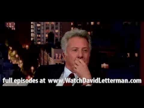 Dustin Hoffman in Late Show with David Letterman December 7, 2012