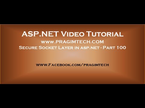 Secure Socket Layer in asp.net   Part 100