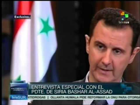 Entrevista Especial con el presidente de Siria Bashar Al-Assad, TeleSur