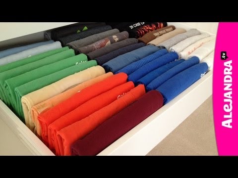 How to Fold T-Shirts