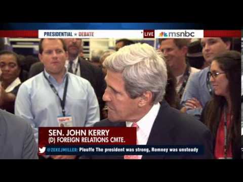 Massachusetts Senator John Kerry Interview with Lawrence O'Donnell on MSNBC - 10/22/12