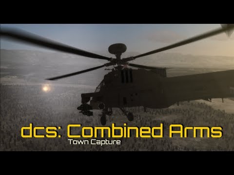 DCS Combined Arms gameplay: A quick town capture with Air Support