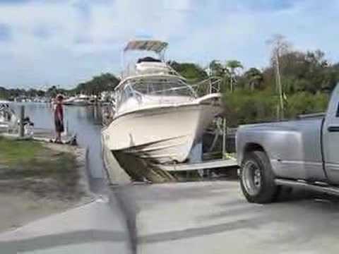 Grady White 36 Extreme Boat Launch