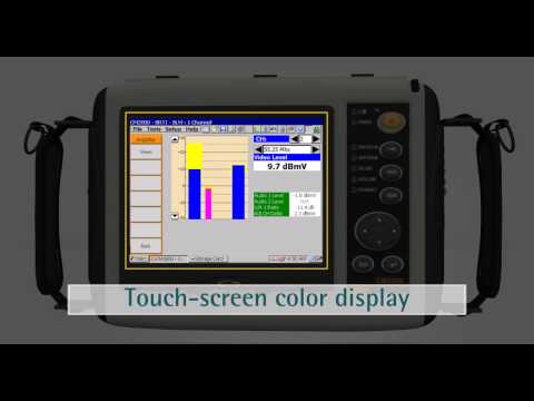 CM2800: Multi-functional CATV Sweep and DOCSIS Network Analyzer