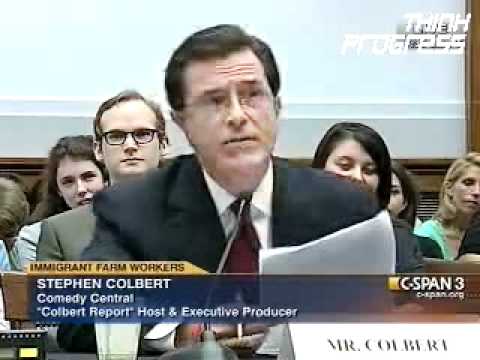 Colbert's immigration testimony