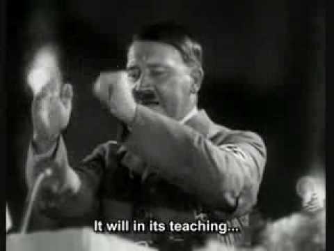 A HISTORICAL ADOLF HITLER SPEECH (WITH ENGLISH SUBTITLES)