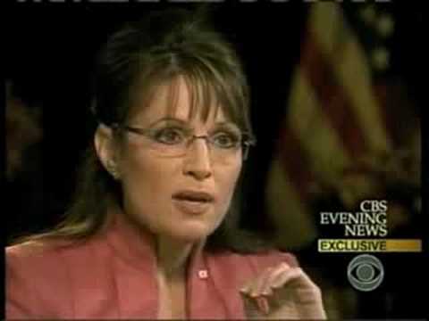 Sarah Palin CBS interview with Katie Couric (WORST INTERVIEW YET)