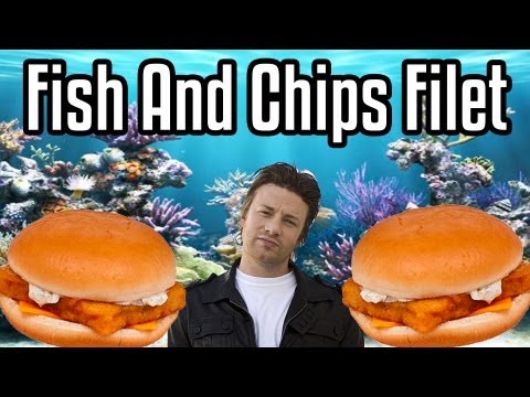 Fish and Chips Filet Featuring Jamie Oliver - Epic Meal Time