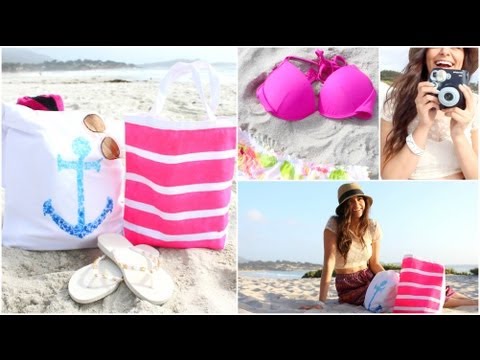 DIY Beach Bags + What's in my Beach bag! (BuyorDIY)