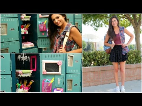 Back to School: Locker Organization + DIY Decorations!