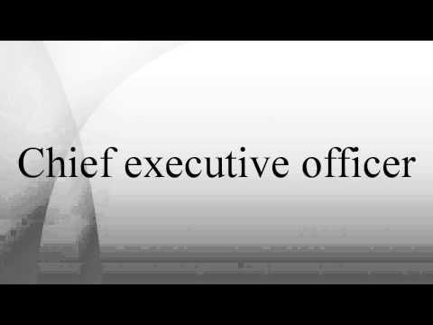 Chief executive officer - Wiki Article