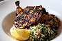 The Paddington Inn's
Ras el hanout & garlic roast chicken, mejadra rice, broad bean tabouleh.