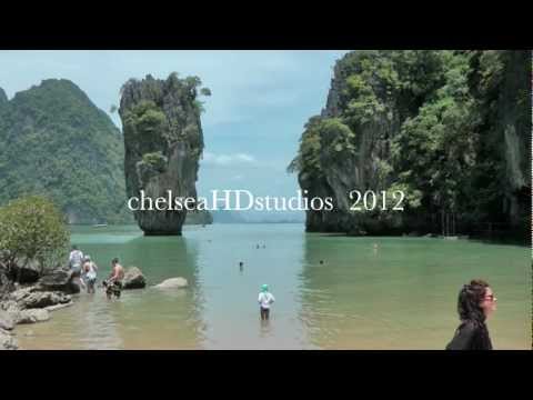 Phuket, Patong, James Bond Island, Andaman Sea, Thailand.  2012 FULL HD