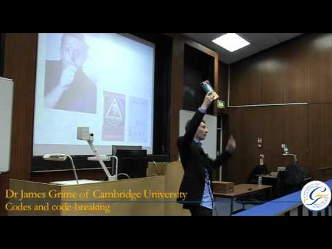 Maths Degree Lecture: mathematics of codes and code-breaking