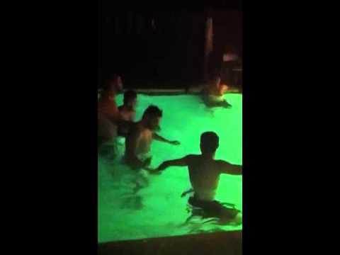 Assyrian dance in the pool Assyrian people