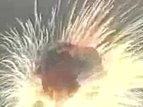 Titan IV A20 explodes over Cape Canaveral FL (8-12-98)