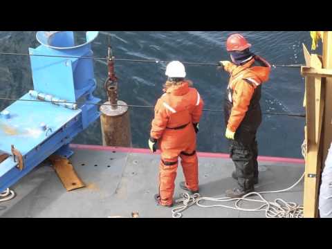 Gravity Coring Opps on USCGC Healy in Southern Beaufort Sea