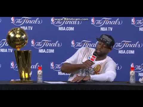 Dwyane Wade postgame 7 interview after winning the 2013 NBA Finals