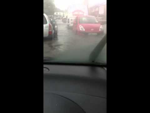 Major Flooding 24/08/13 in Eastwood, Southend Essex.